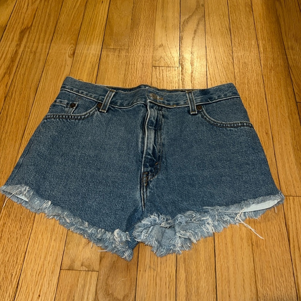Womens Levi Jean Short
